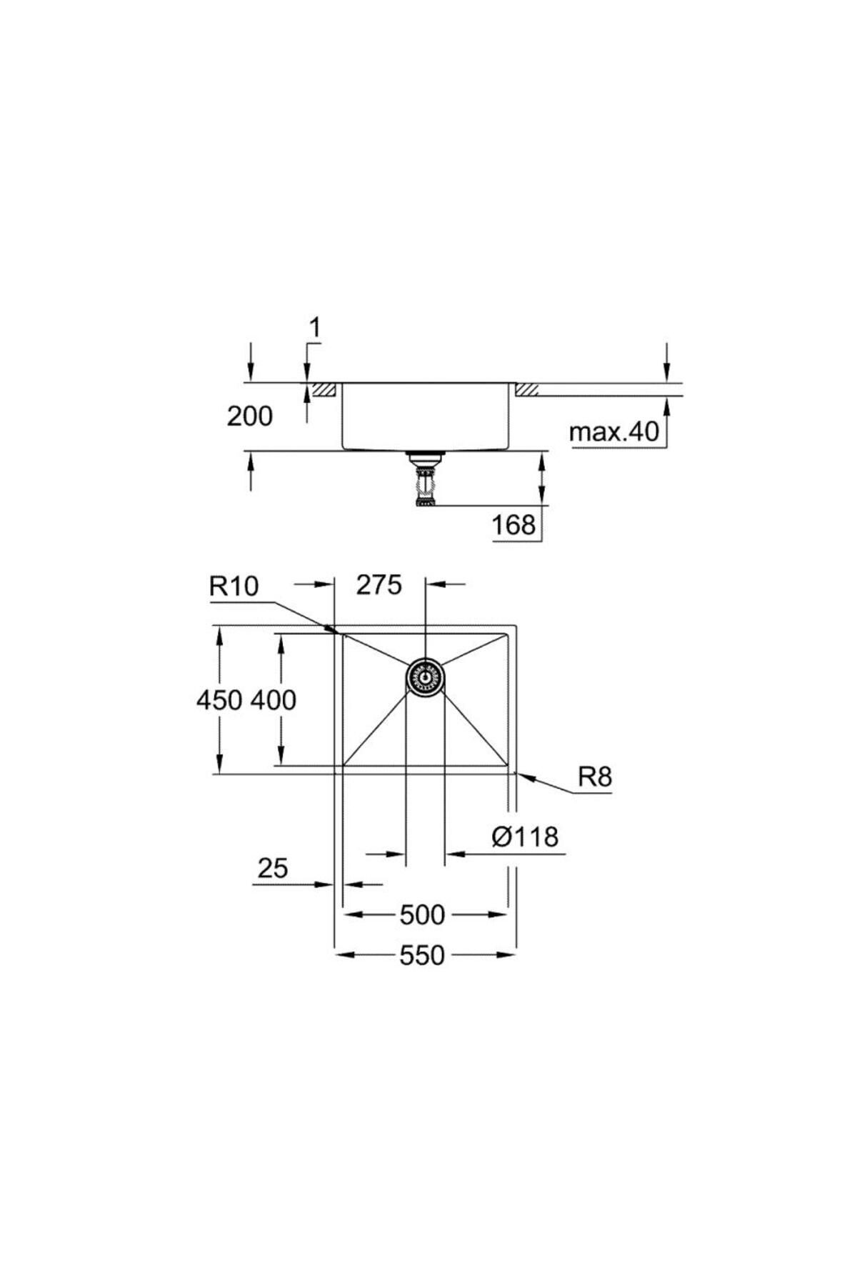 K700 Paslanmaz Çelik Eviye 31726sd0