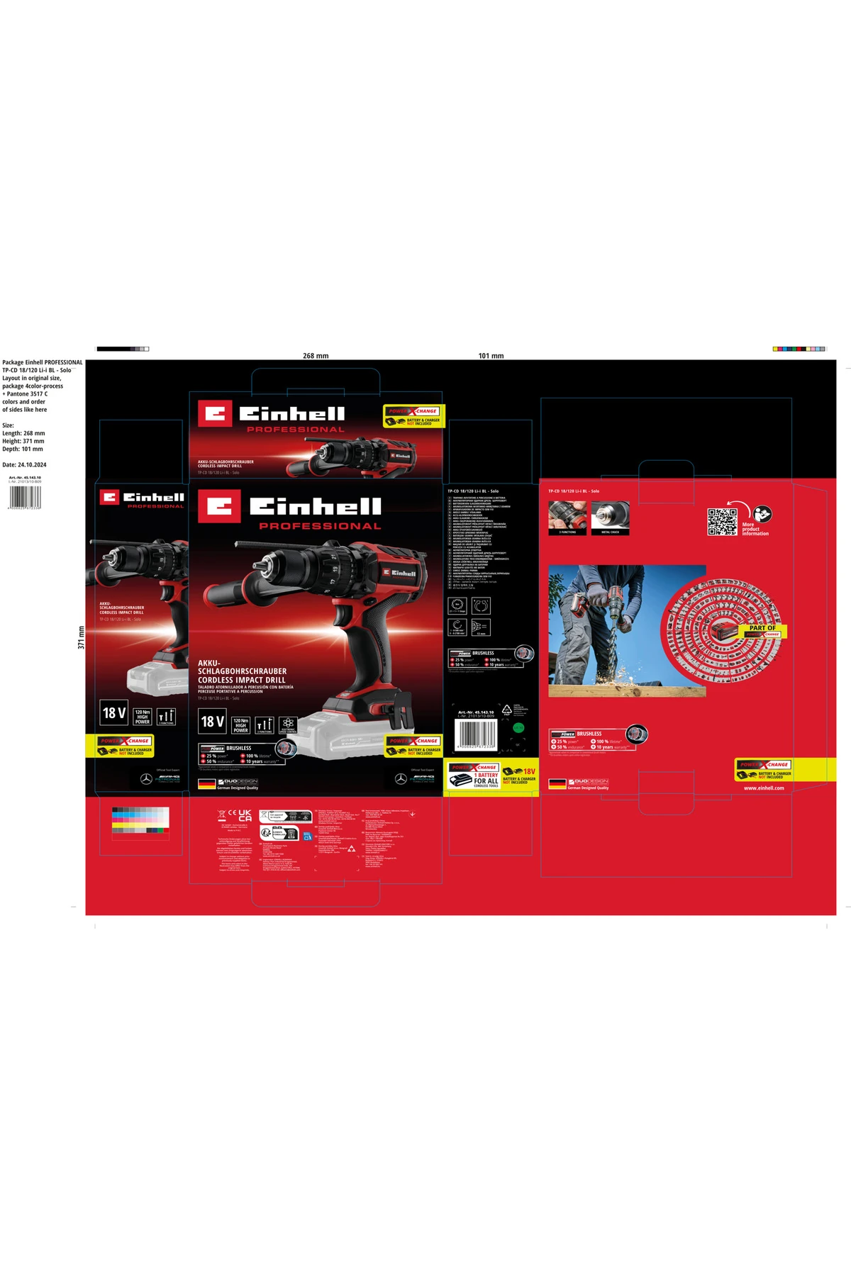 Tp-cd 18/120 Li-i Bl - Solo, Akülü Darbeli Vidalama - 4514310