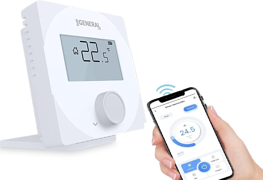 Aruna HT25S Rf Smart Wi-Fi Kablosuz Akıllı Oda Termostatı Tuya Destekli