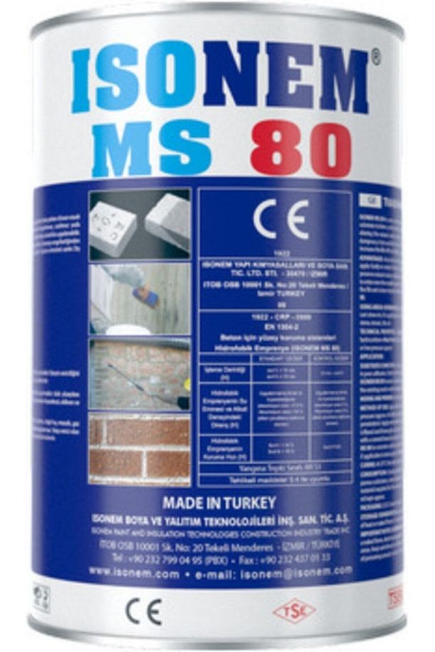 Ms 80 - Doğal Görüntüyü Bozmayan Dış Cephe Şeffaf Su Yalıtımı - 3,5 Lt