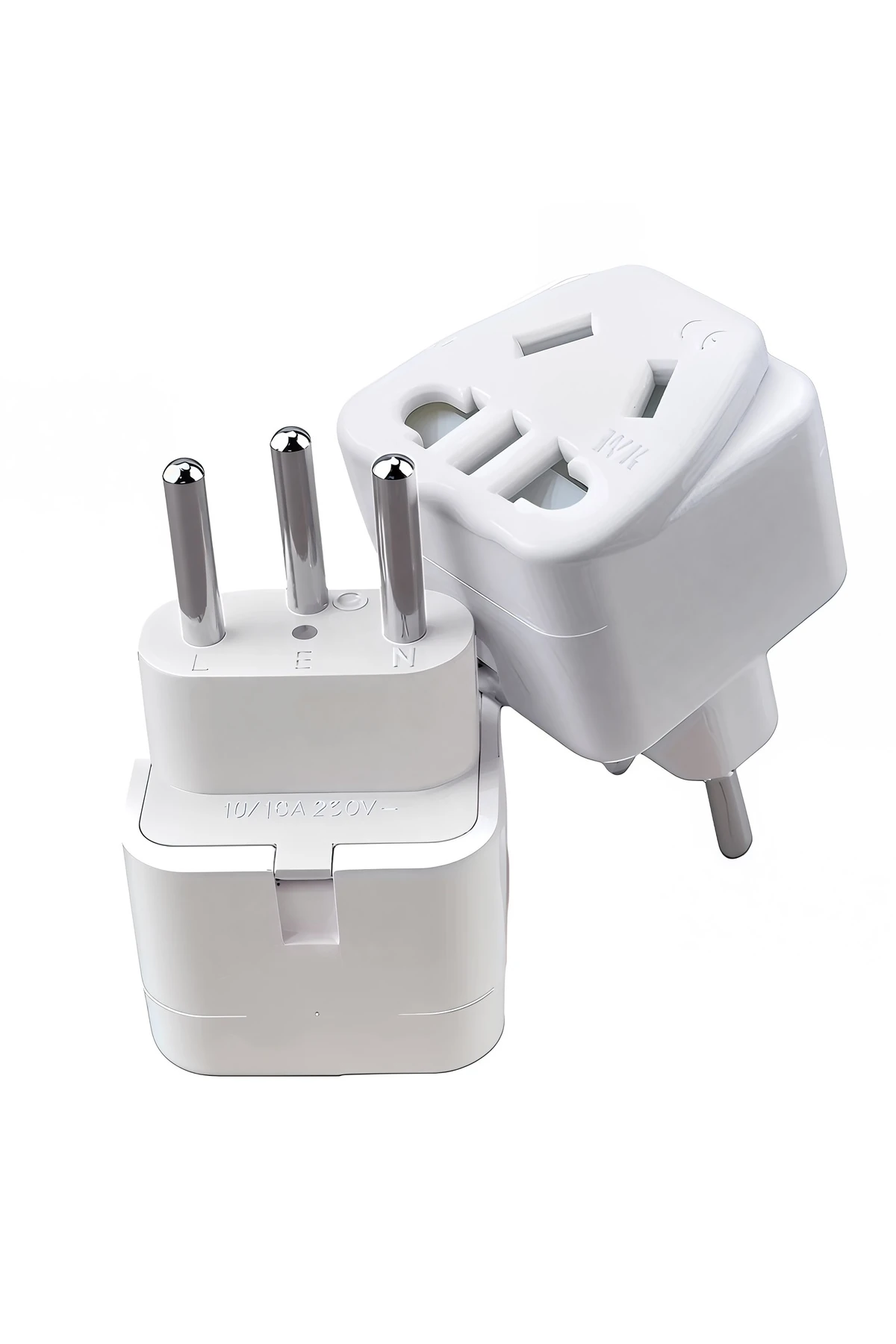 İsviçre Uyumlu 3 Pin Seyahat Adaptörü 🔌 Avrupa Tip J Priz Dönüştürücü