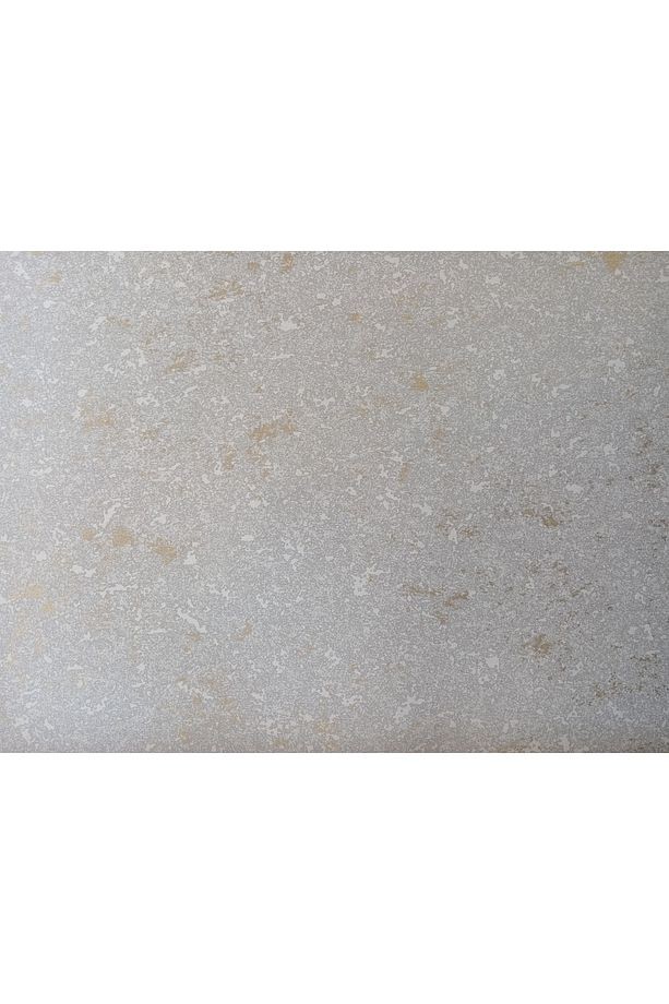 Kırçıllı Açık Gri Üzerine Gold Detaylı Silinebilir Duvar Kağıdı (16m2)