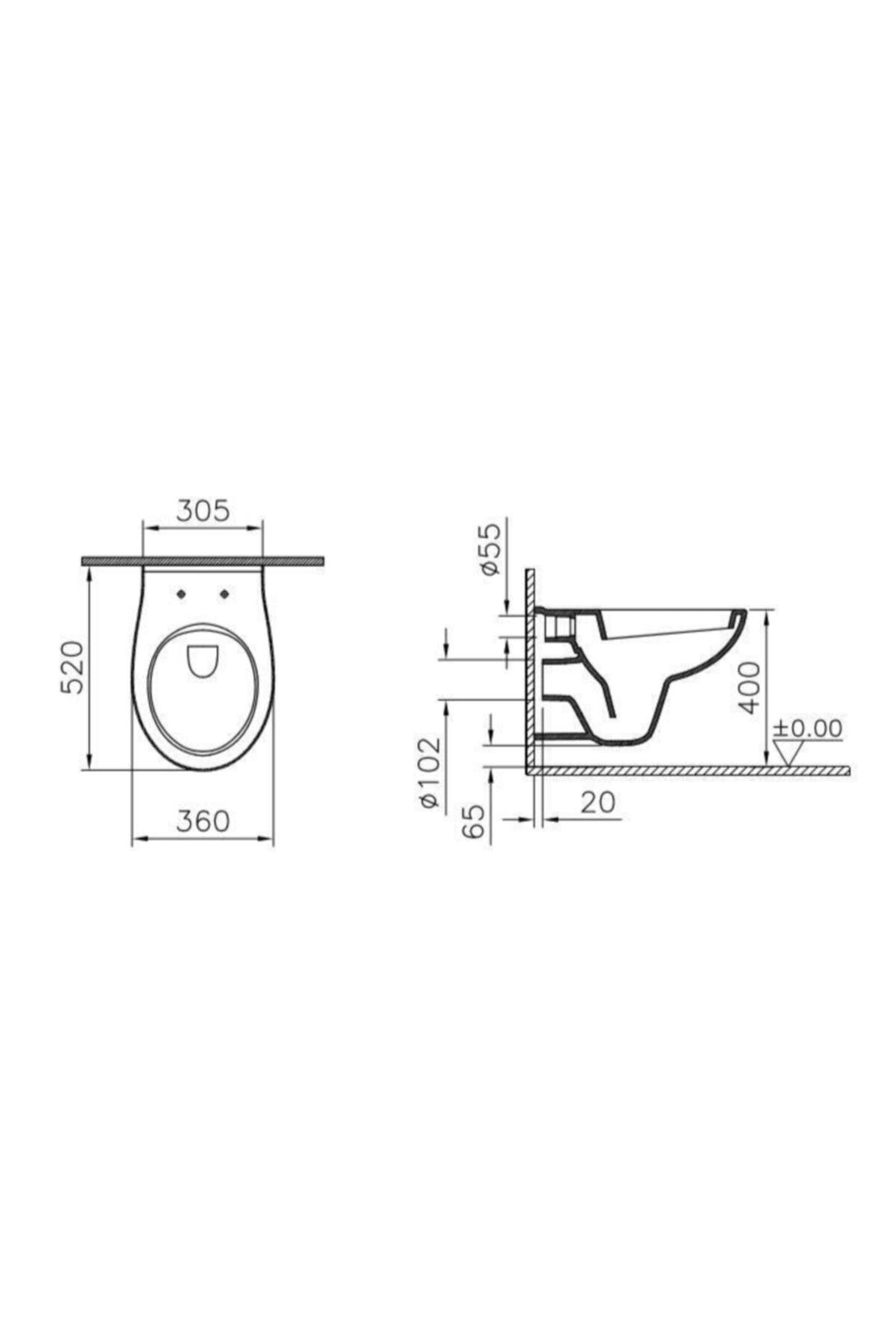 Arkitekt Asma Klozet 6107l003-0850 Soft Kapak