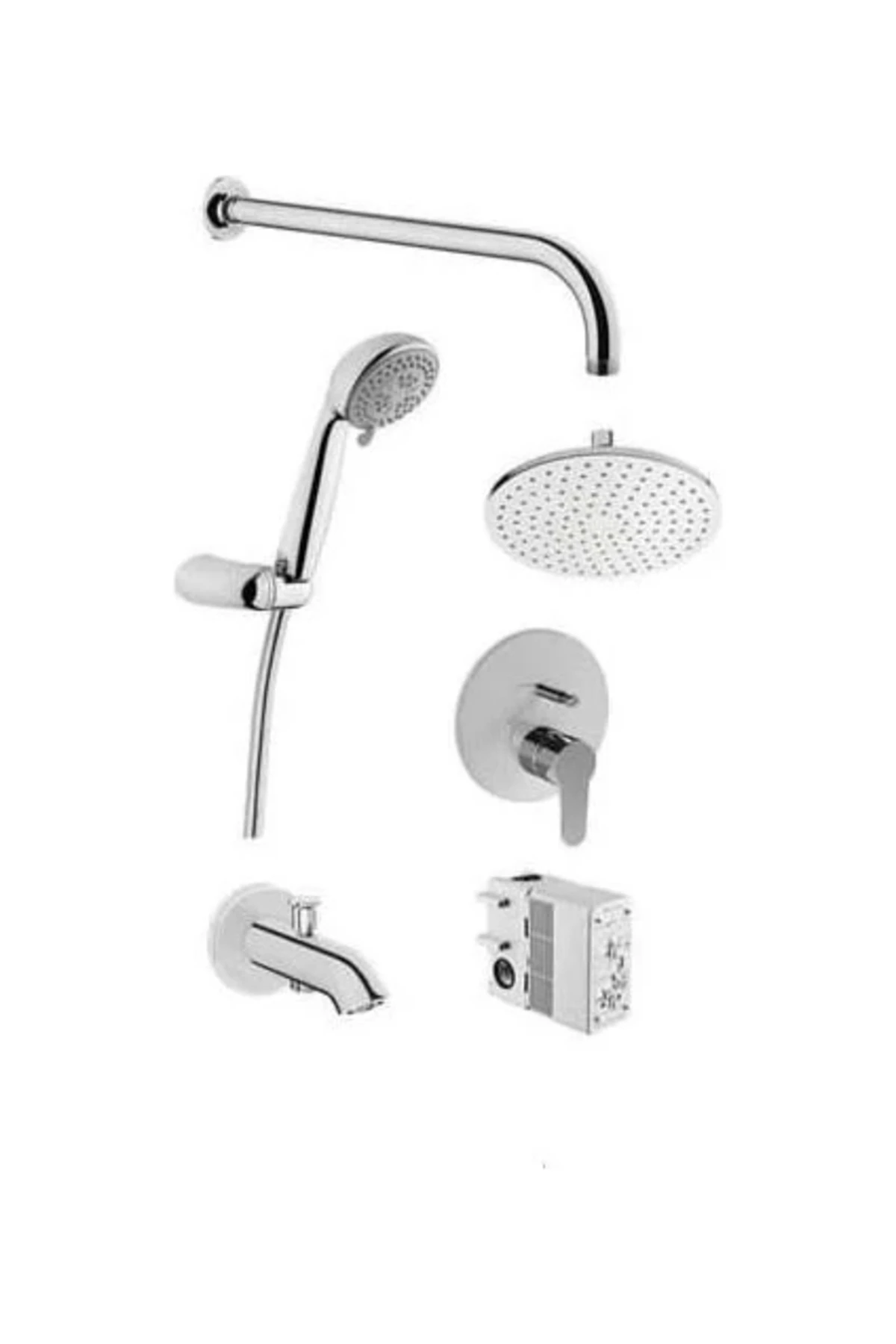 Artema Flow Round A49306 Ankastre Duş Seti Krom