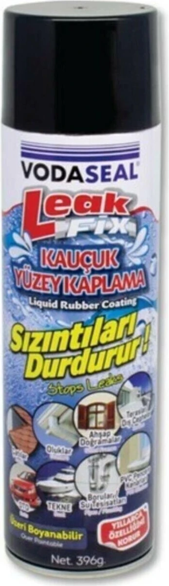 Leak Fix Su Geçirmez Sızdırmaz Sprey 396 gr Renk Seçenekli Siyah