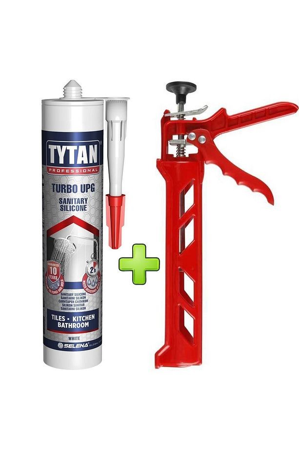 Professional Turbo Upg Duşakabin Banyo Silikonu 280 ml Şeffaf Silikon Tabancası