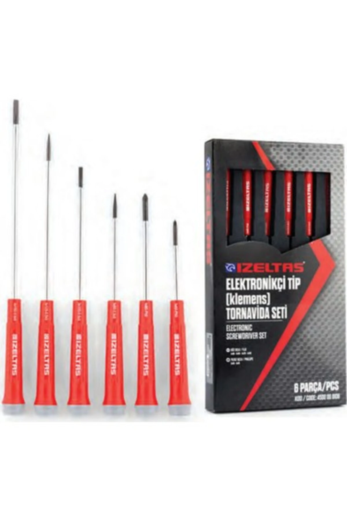 Elektrikçi Tip Klemens Tornavida Seti 6 Parça