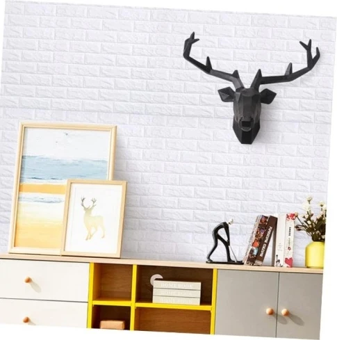 3D Tuğla Desenli Kendinden Yapışkanlı Duvar Paneli 58X38 cm