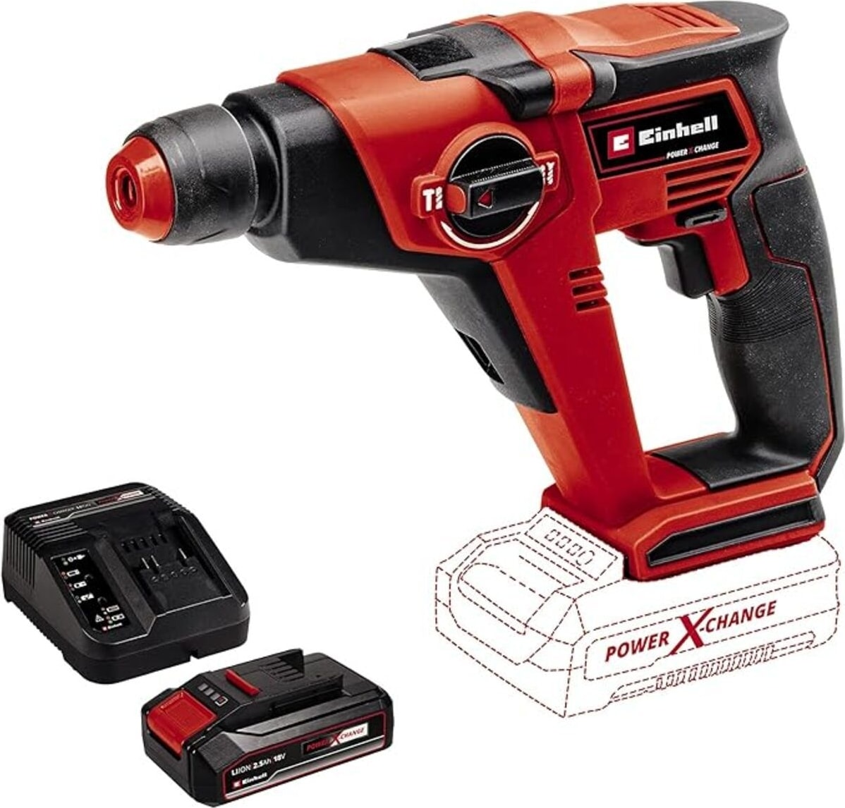 Te-Hd 18/12 Li - Solo, Akülü Pnömatik Matkap Ve  18v 2,5 Ah Pxc Starter Kit (Başlang Y