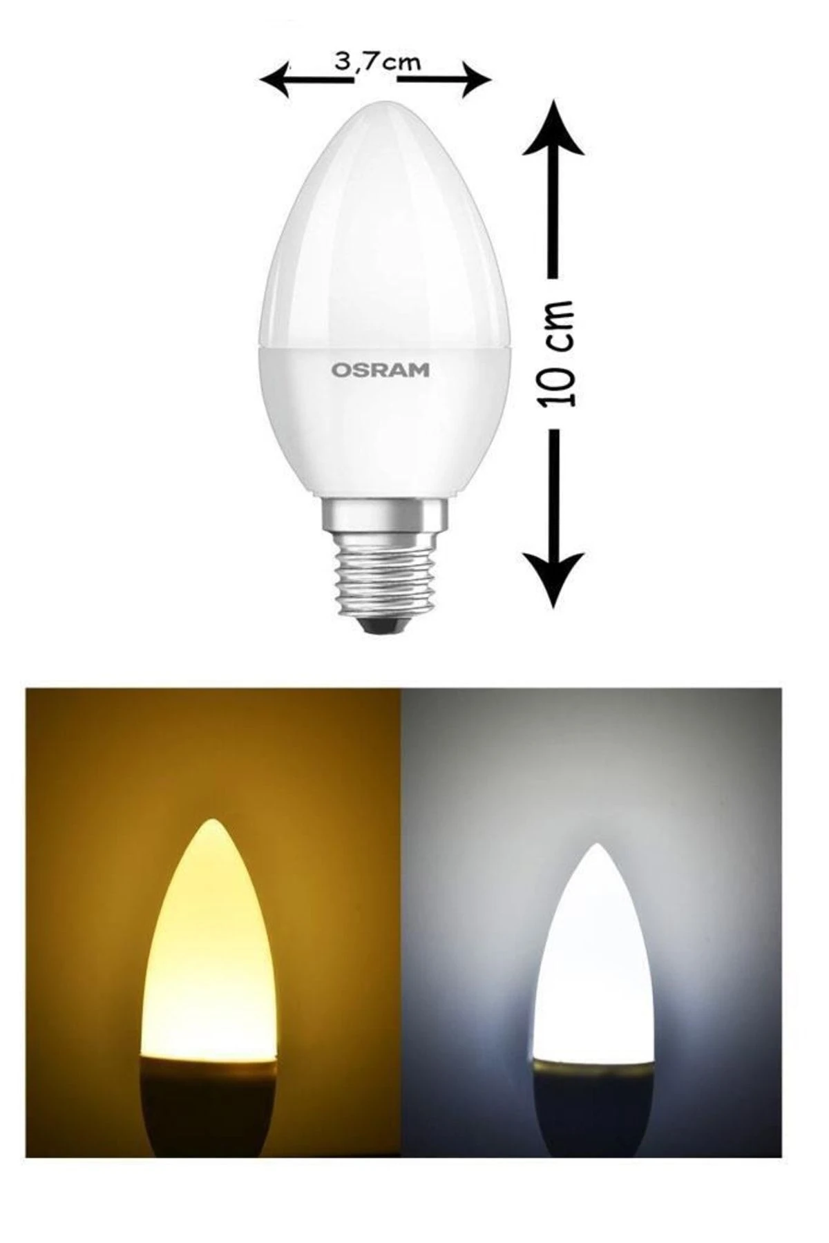 4,9 Watt Mum Led Ampul Beyaz(5 Adet)