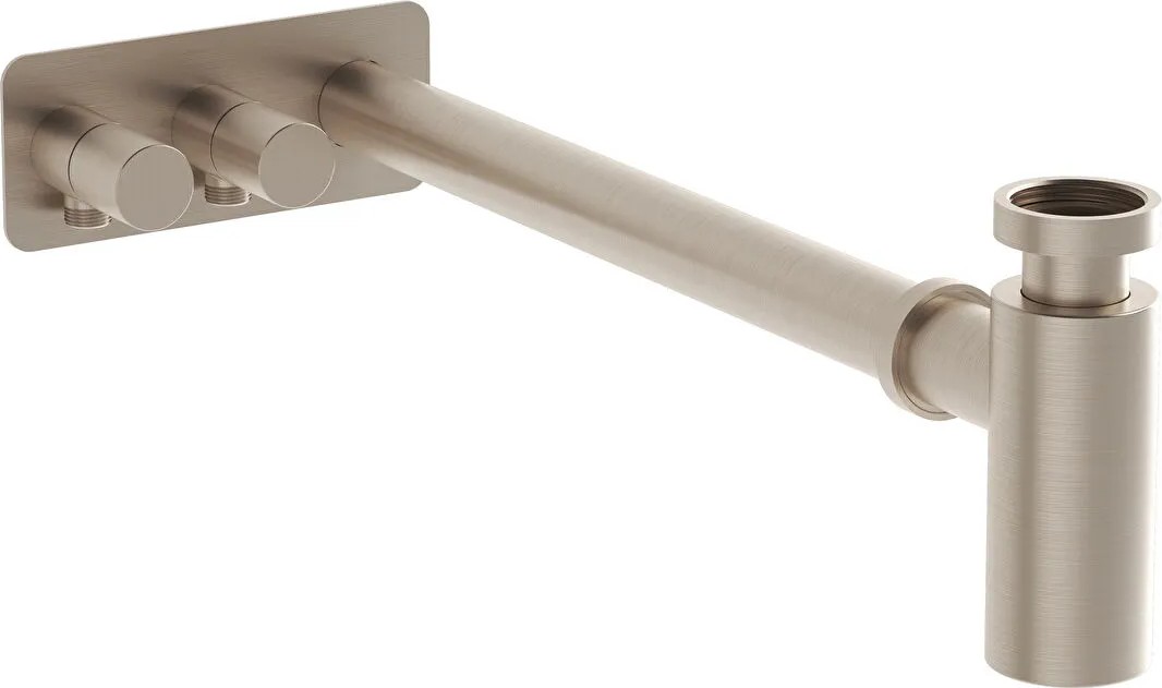 A4515634 Origin Lavabo Sifon Seti Fırçalı Nikel
