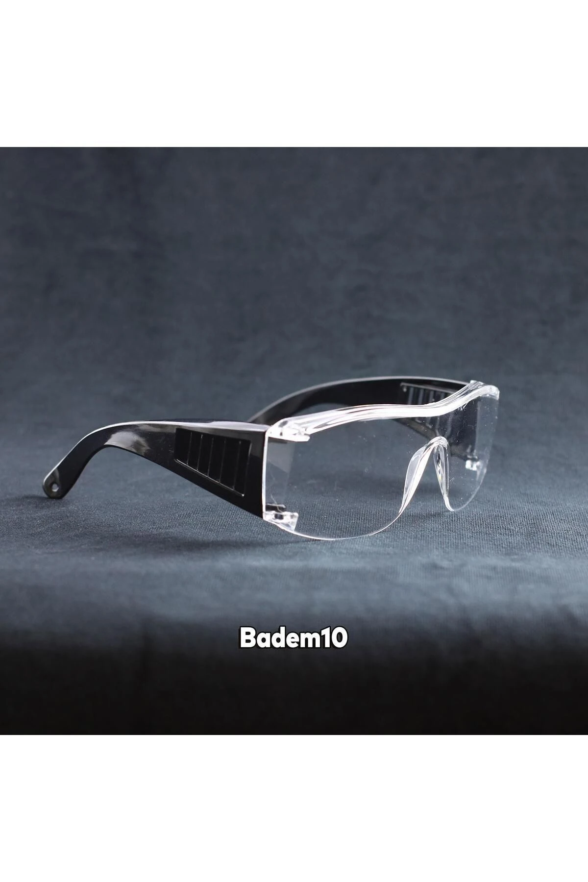 12 Adet İş Güvenlik Gözlüğü Lazer UV Laboratuvar Laborant Koruyucu Kaynak Toz Korumalı Gözlük Şeffaf