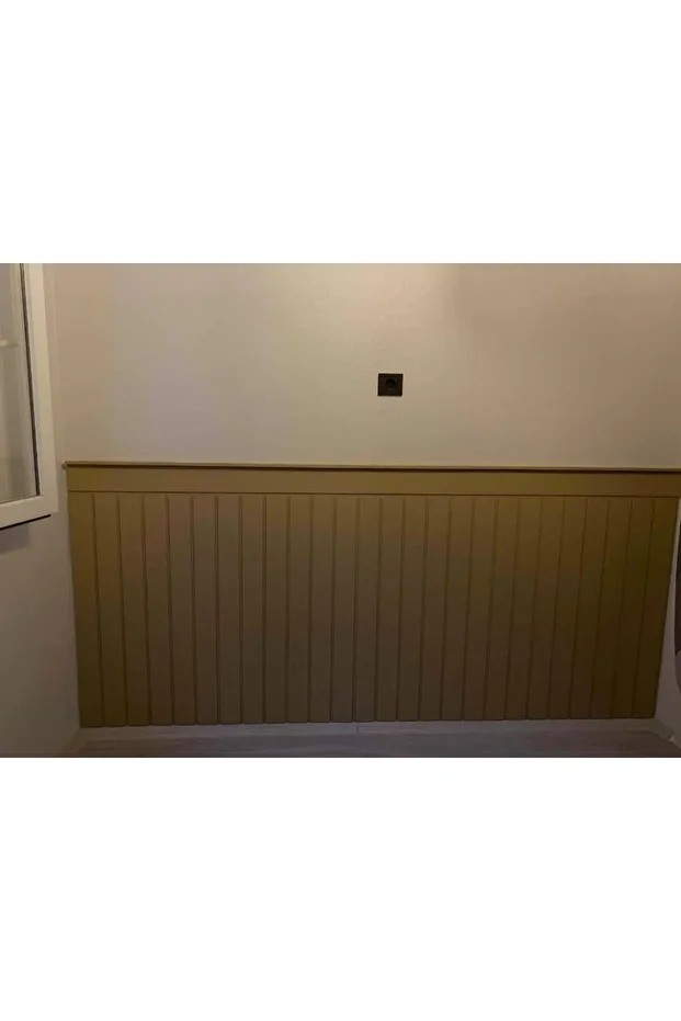Dekoratif, Duvar Çıtası, Ahşap Duvar Paneli, Boyanabilir, Ham, Mdf, 54x103 (1 ADET)