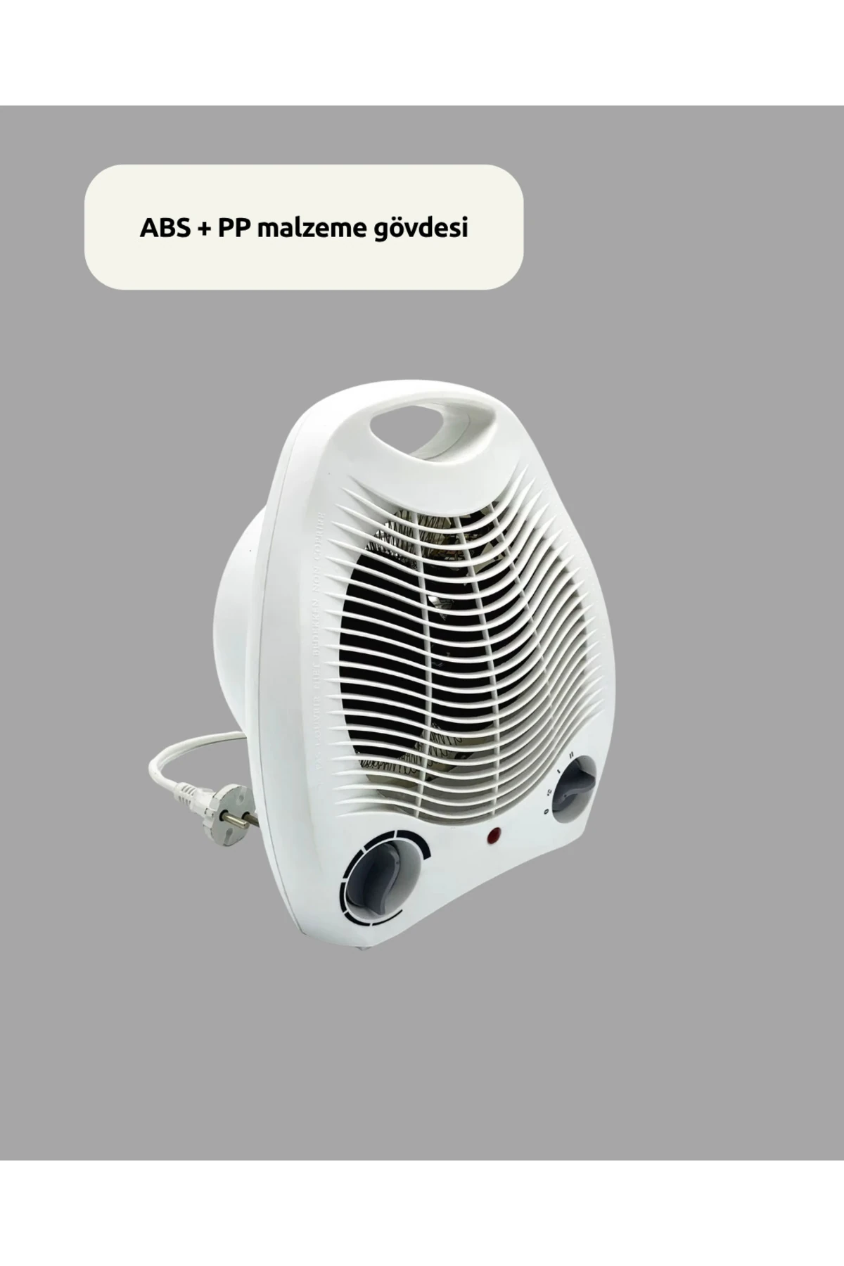 Mini Elektrikli Isıtıcı – 2000W Güç, Fanlı Isıtma, 3 Isı Modu