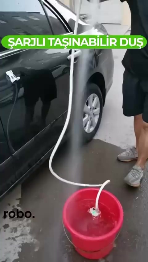 Şarjlı Portatif Taşınabilir Duş