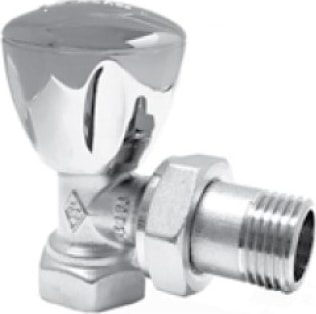 1 / 2"(-Rv3 Krom Eca Köşe-) Radyatör Vanası