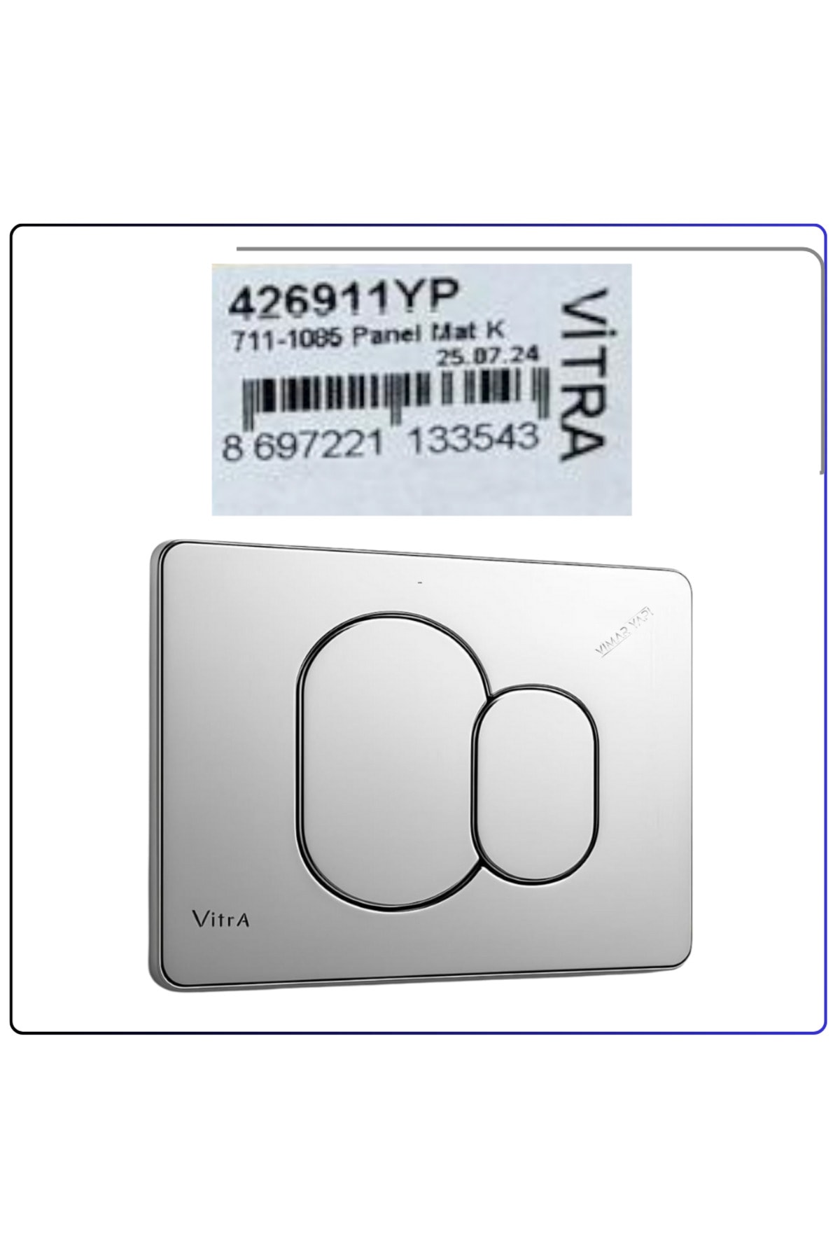 426911YP Kumanda Panel Mat Krom (711-1085 Ön Kısım)