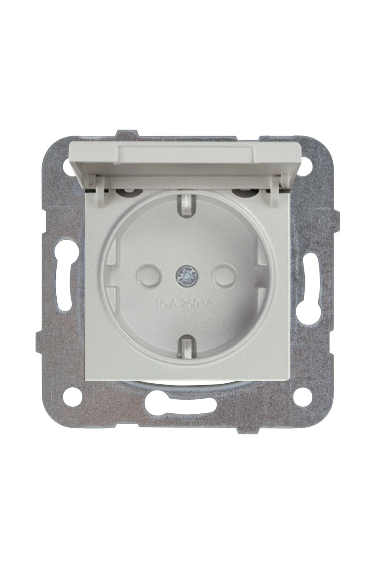 Novella Met Beyaz Kap Topraklı Priz M