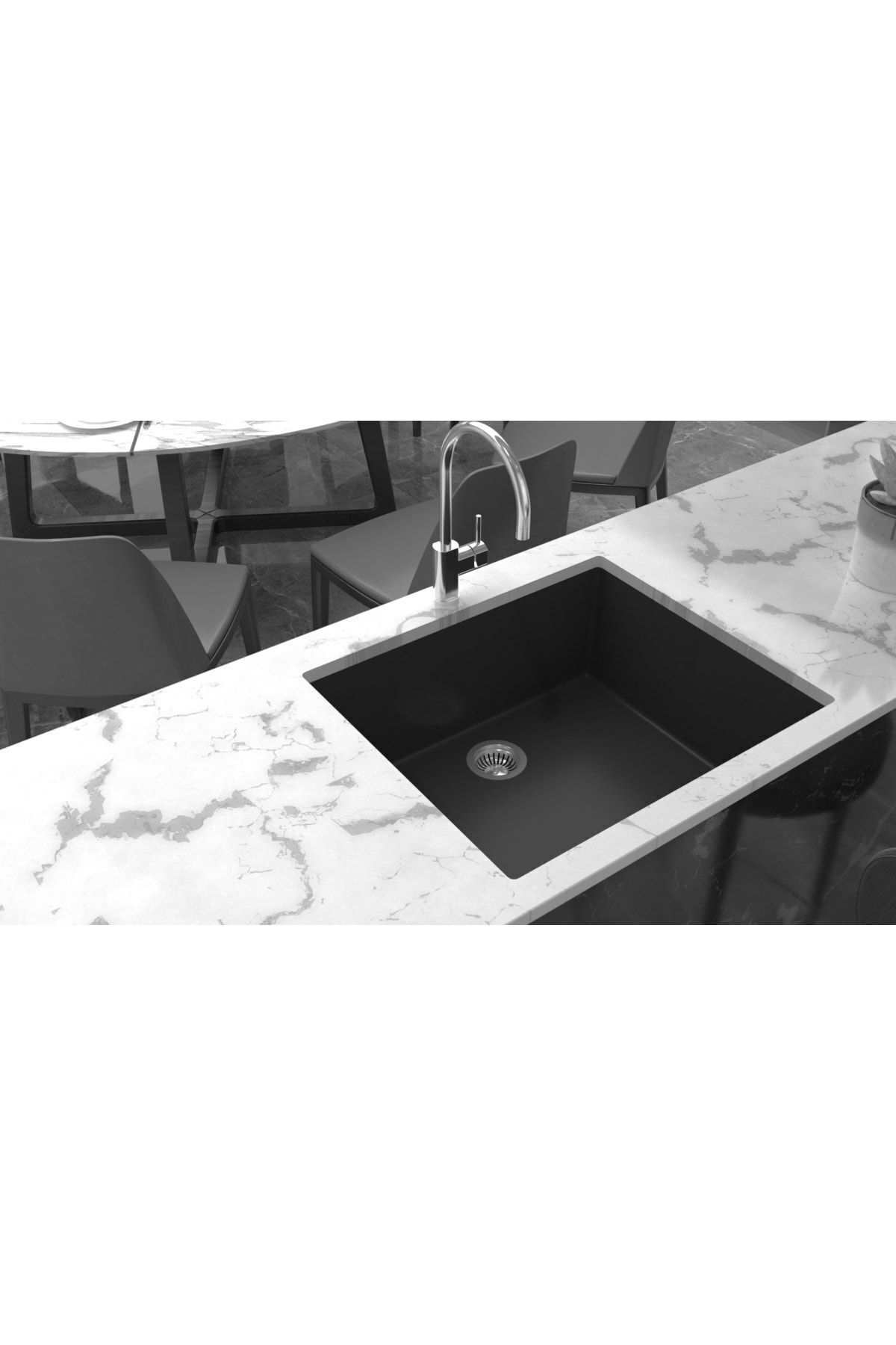 Granit Evye NERO I SOLE Series Antrasite I Antrasit (FÜME) I (53.5x43.5)