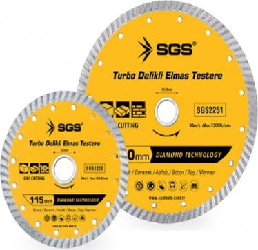 115Mm Turbo Delikli Elmas Testere 2250 (1 Adet)
