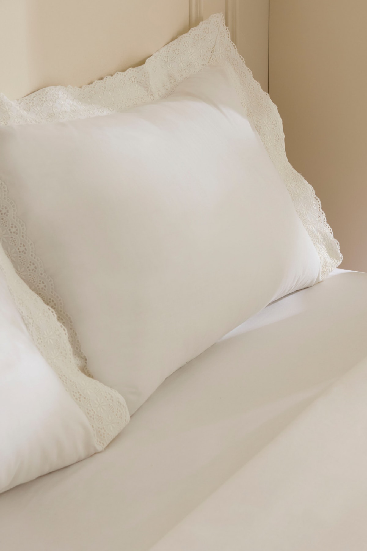 White Coll Eloras %100 Pamuk Çift Kişilik Nevresim Takımı Beyaz