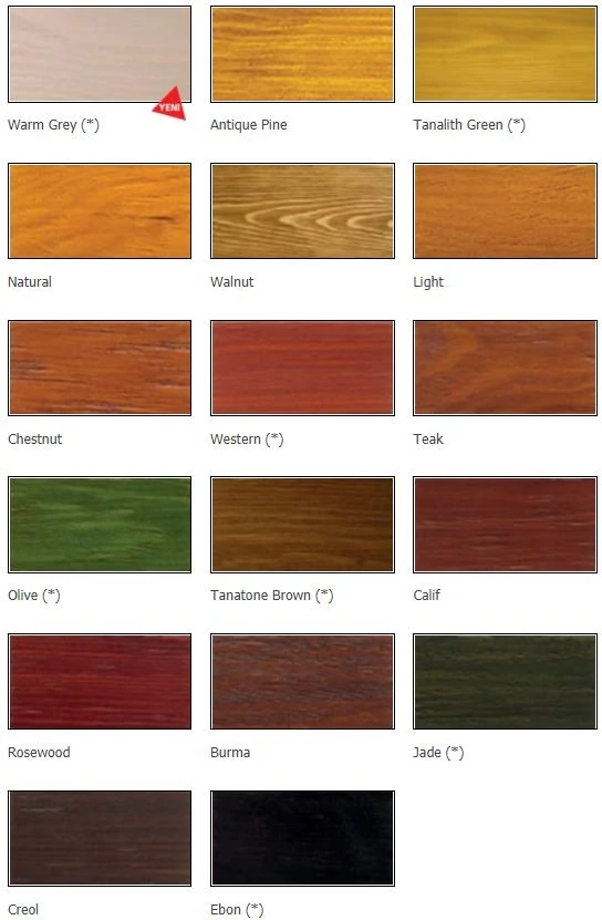 Hıckson Decor Ultra Plus Wood Dış Cephe Ahşap Boyası 15 Lt-Walnut