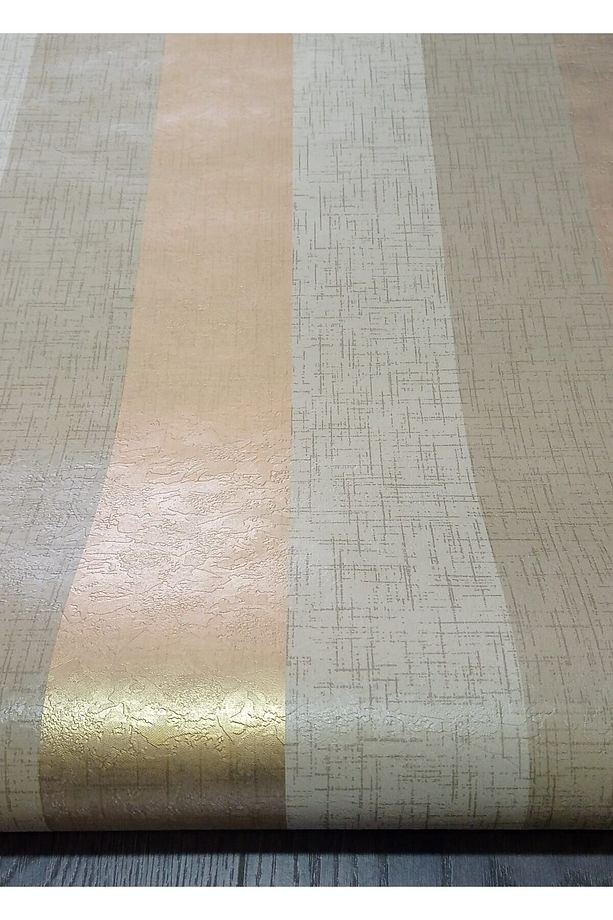 White Geniş Çizgili Spor Duvar Kağıdı(5m2)