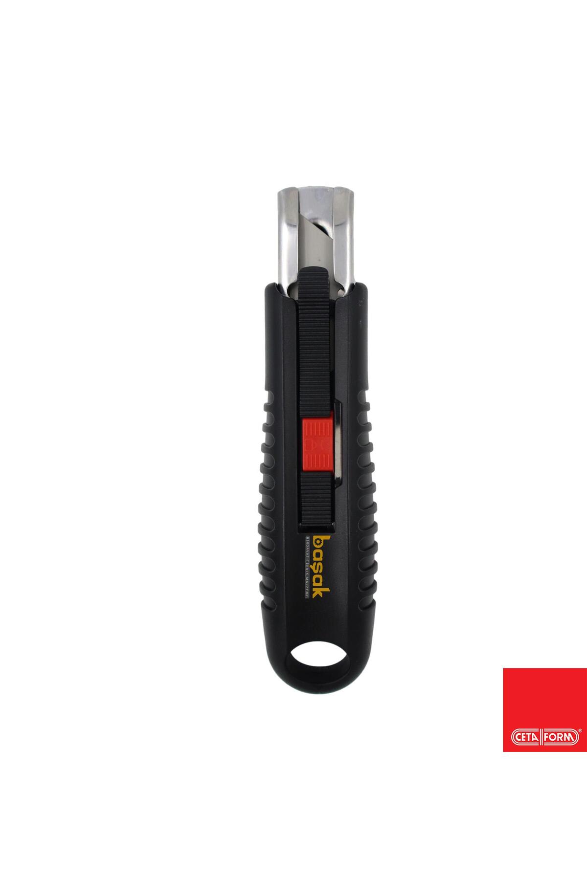 J47c-s Emniyetli Maket Bıçağı (OTOMATİK GERİ ÇEKME)
