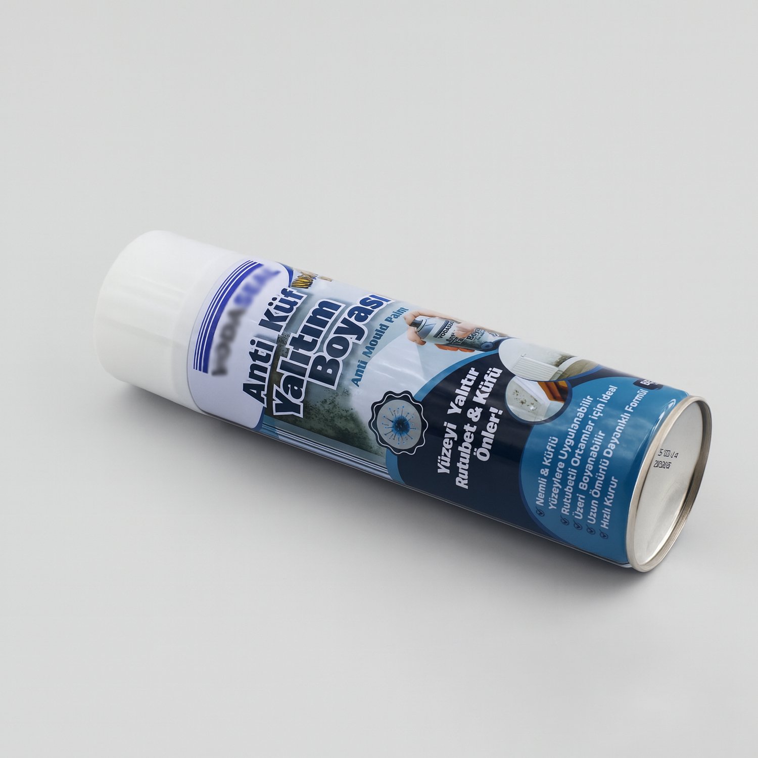 Nem Küf Karşıtı Yalıtım Boyası Rutubet Önleyici Kapatıcı Izolasyon Kaplama 500 ml Beyaz 350 gr