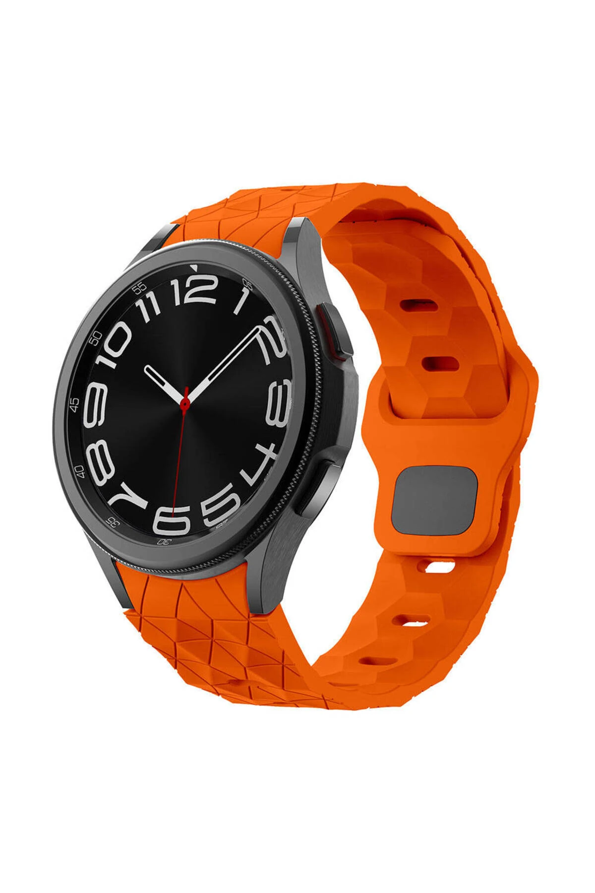 Samsung Galaxy Watch 6 40 MM İçin Renkli Klasik Prizma Desenli Silikon Kayış-Kordon KRD-116