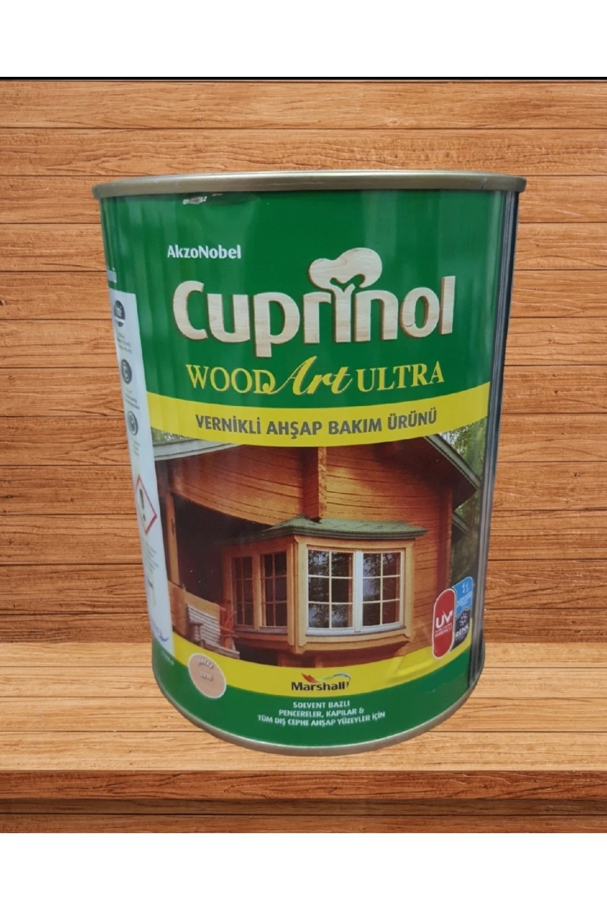 Cuprinol Wood Art Ultra Vernikli Ahşap Koruyucu Şeffaf - Koyu Meşe