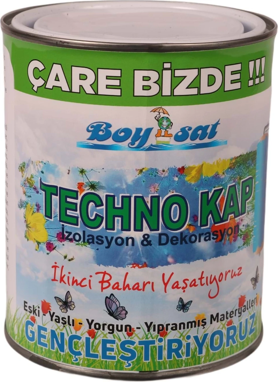 Techno Kap 1 kg Ahşap Osb Sunta Metal Profil Polyester Plastik Pvc Eternit Karo Seramik Mavi Yalıtım