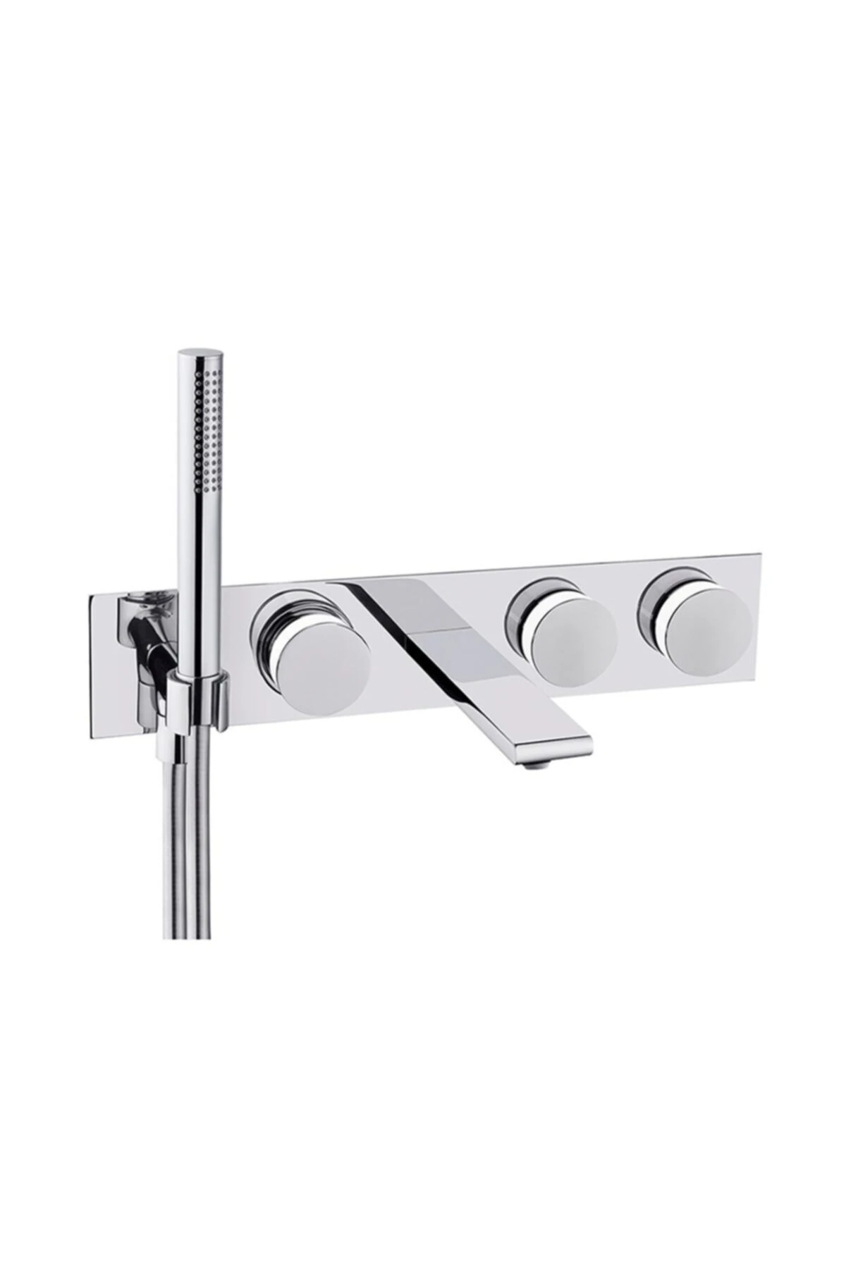 Vitra Memoria A4231757 Ankastre Banyo Bataryası Krom/beyaz