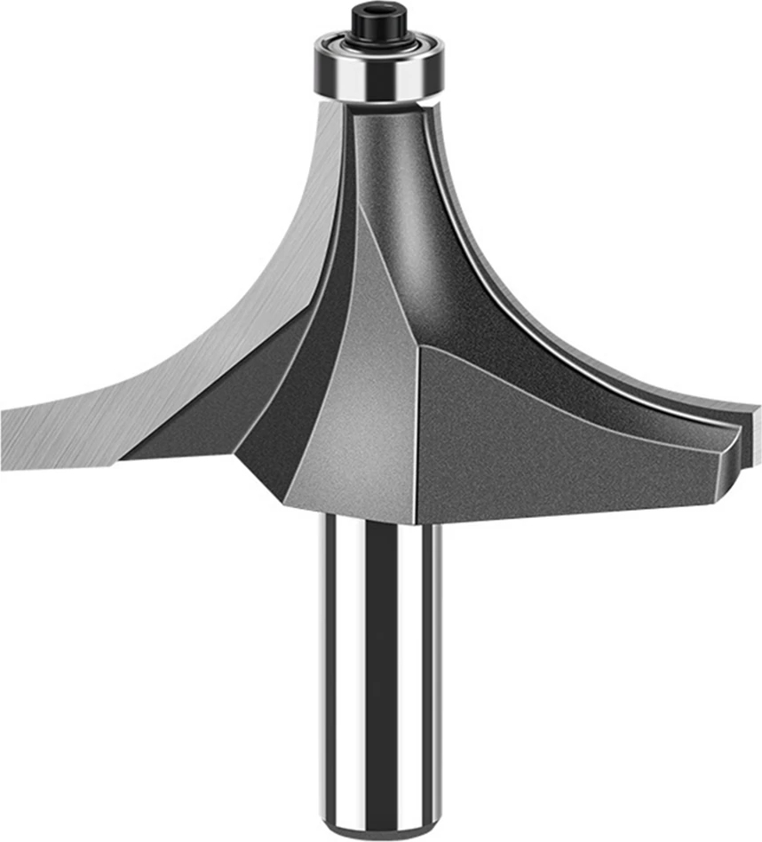 12MMX2-1/2 Şaft Köşe Yuvarlak Rulmanlı Freze Ucu Tungsten Karbür Freze Kesici Ağaç Işleme Aletleri (Yurt Dışından)