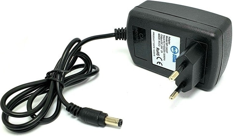 WP-2402P 24V 2A Adaptör5.5 x 2.5 mm Jak Fişli Plastik Kasa Adaptör