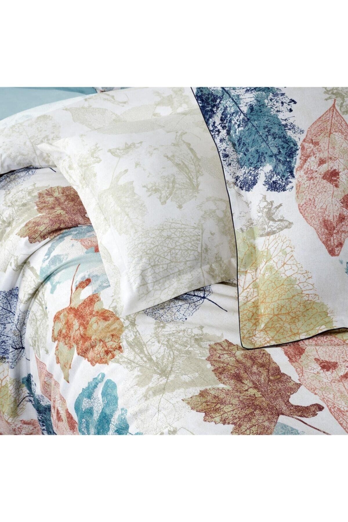 Indila Fancy Poplin Çift Kişilik Nevresim Takımı V1