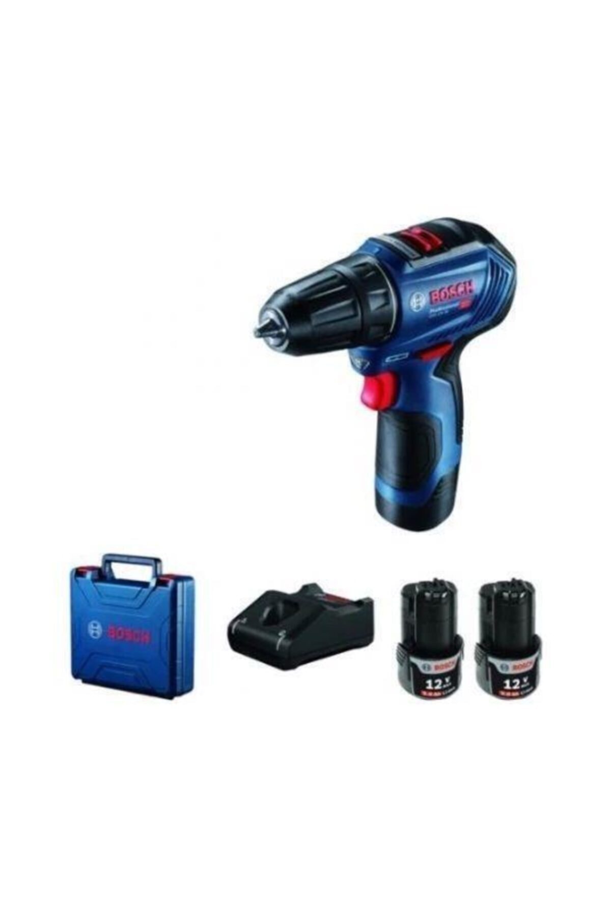 BOSCH Gsr 12v-30 Çift Akülü Vidalama 2.0ah