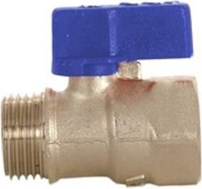 Mini Küresel Vana 1/2'' Mavi