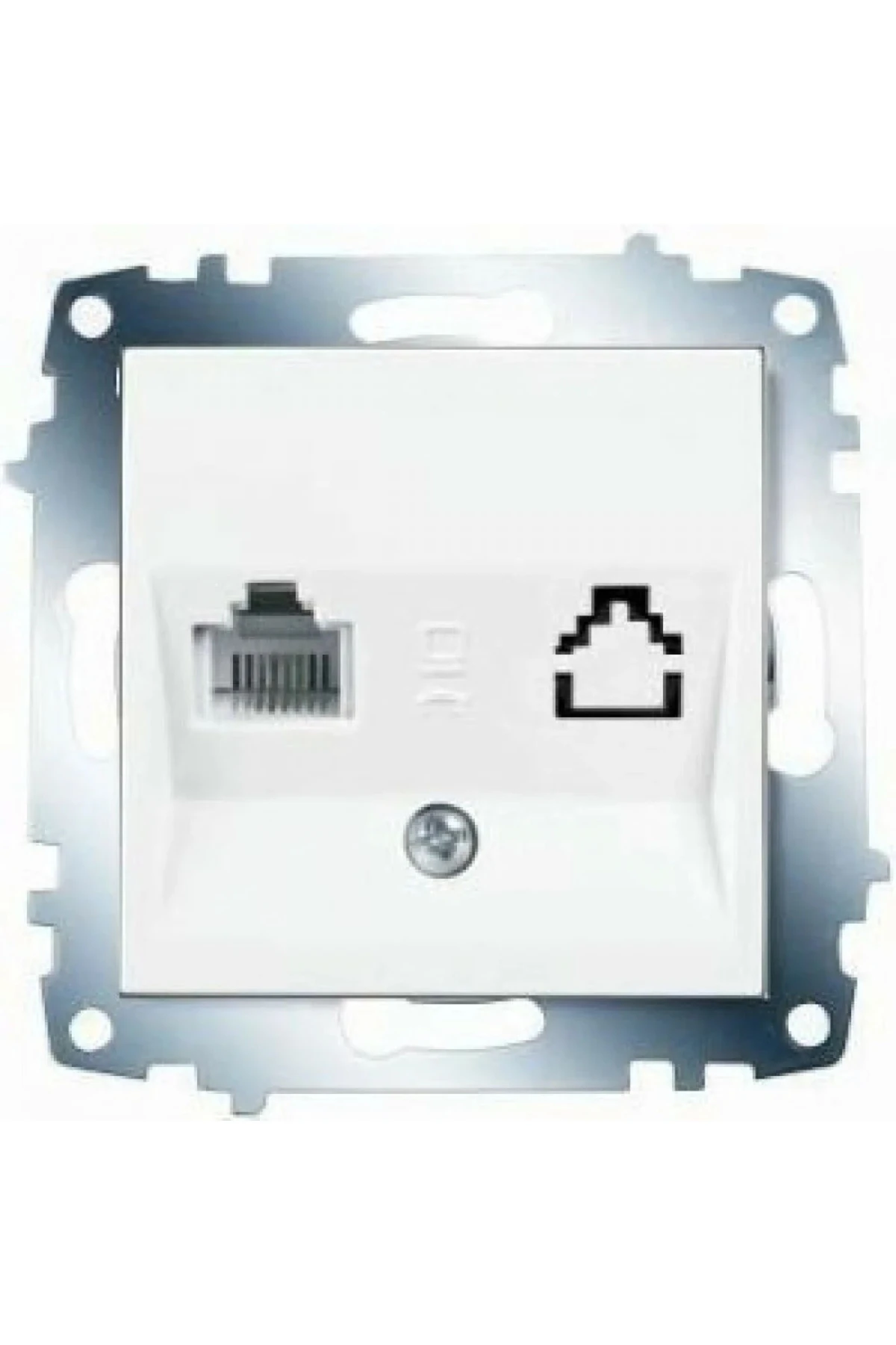 Viko 9096 7078 Karre/meridian Beyaz Tekli Data Prizi Rj45 Cat6