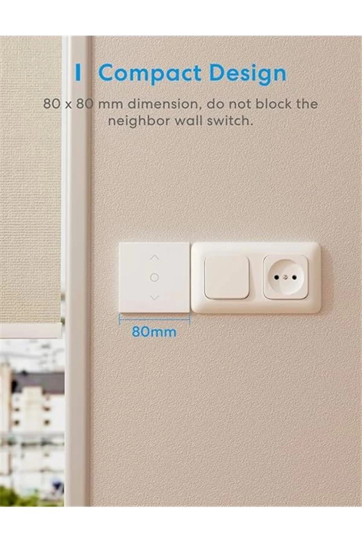 Meross Akıllı Panjur Anahtarı, Nötr Tel Gerekli, Akıllı Ev Sistemleri, HomeKit Alexa Google Home