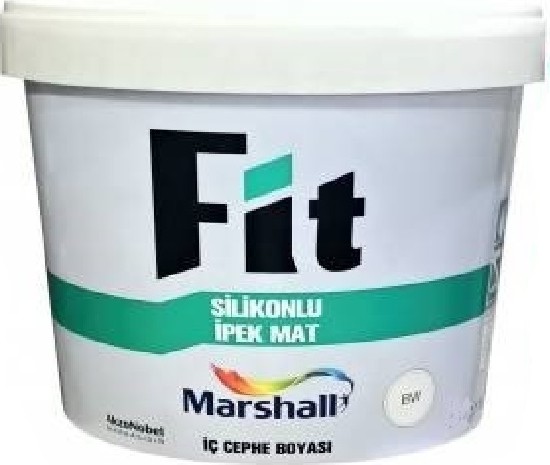 Fit Silikonlu Ipek Mat Silinebilir Iç Cephe Boya 20 kg Gelin Teli 20 kg