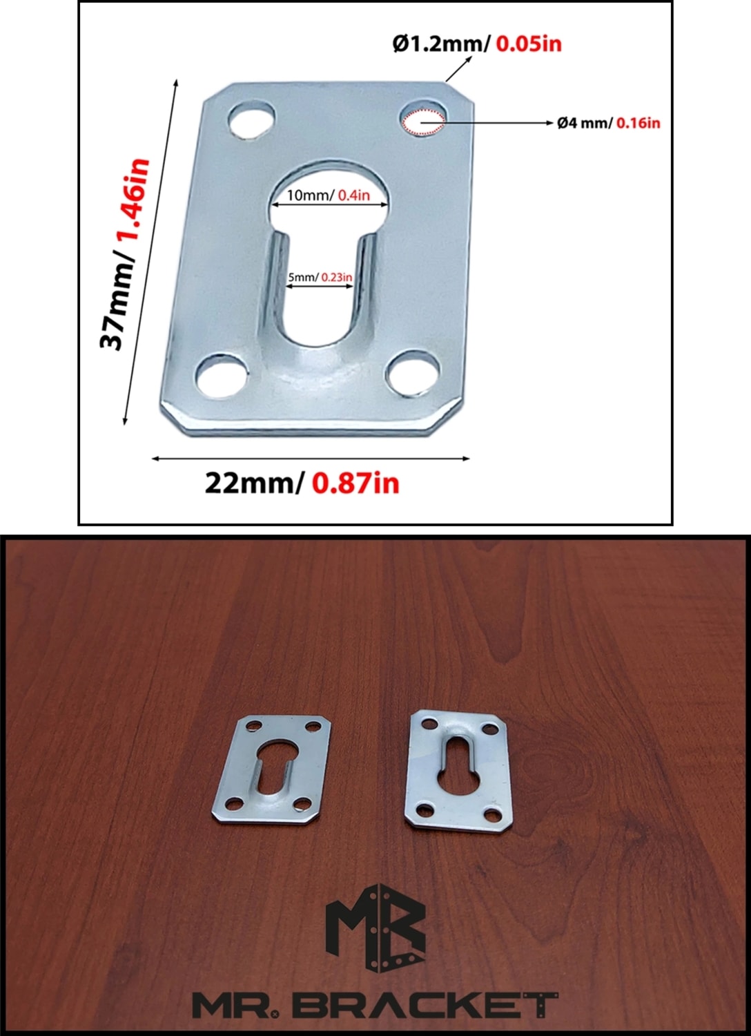 10 Ad. Gizli Çerçeve Askısı Büyük - Metal Tablo Askı Aparatı - Vidalı Fotoğraf Resim Asma Kancası