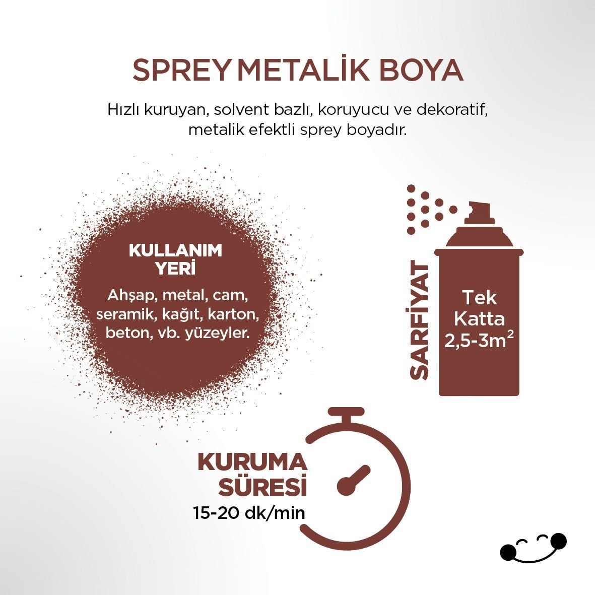 Metalik Antik Sprey Boya 400 ml