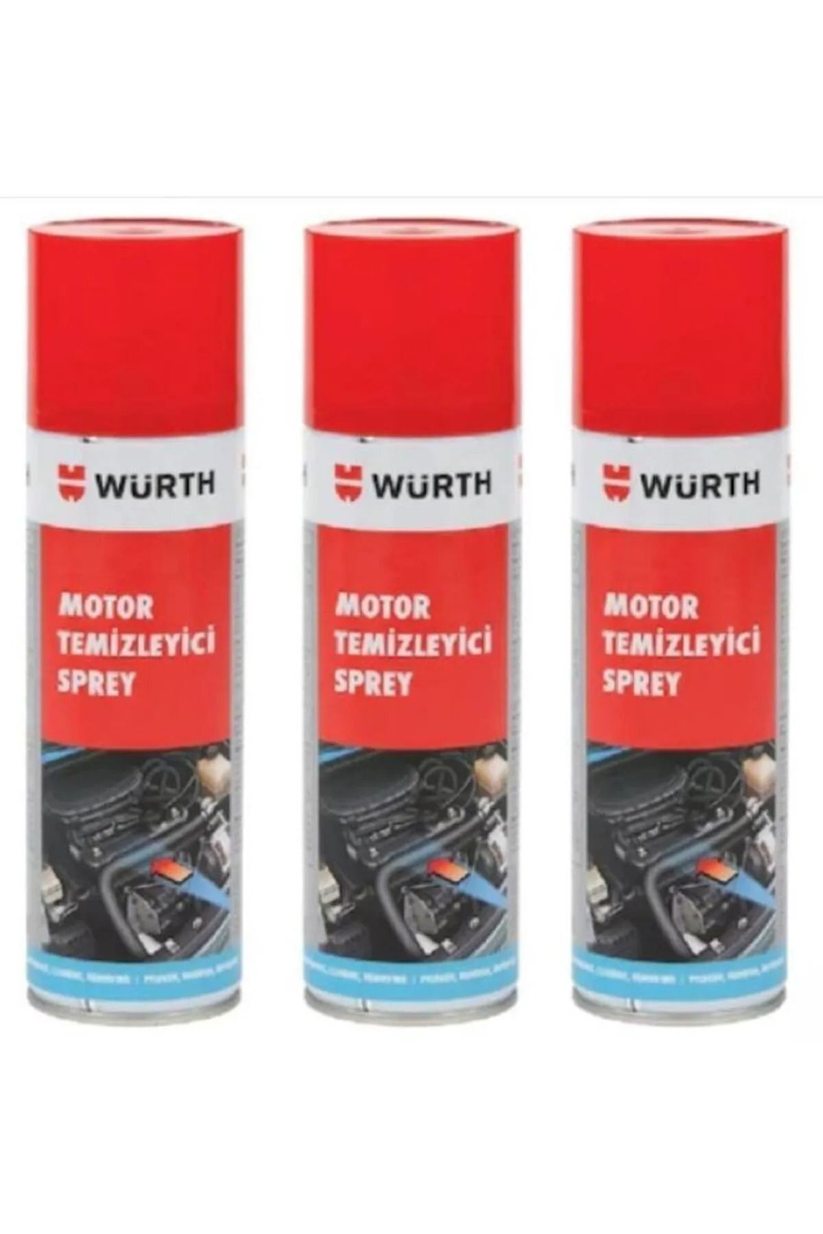 Hızlı Motor Temizleme Spreyi 500ml 3 Lü Set 0890230500-