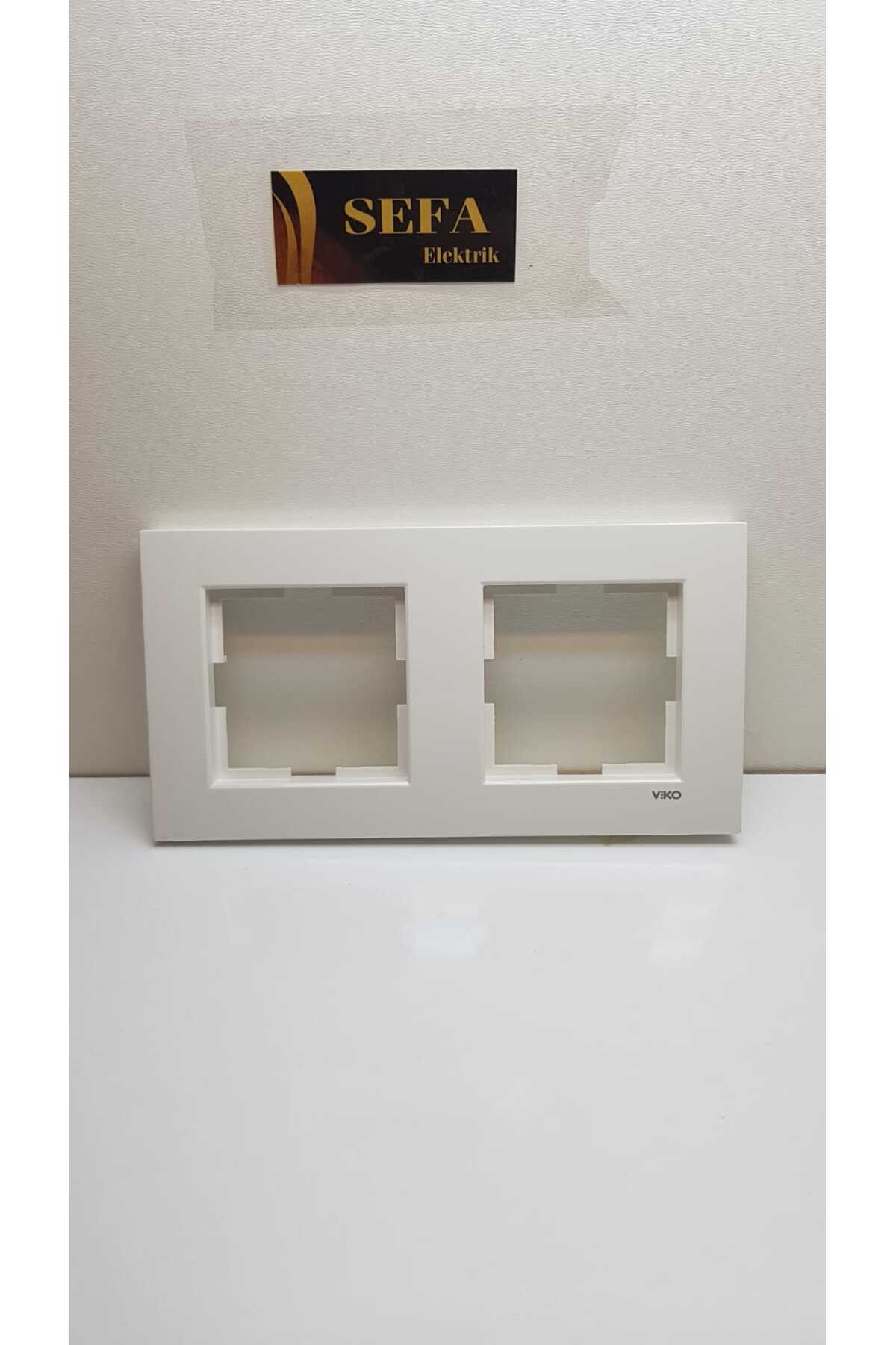 İKİLİ ÇERÇEVE BEYAZ  KARRE SERİSİ