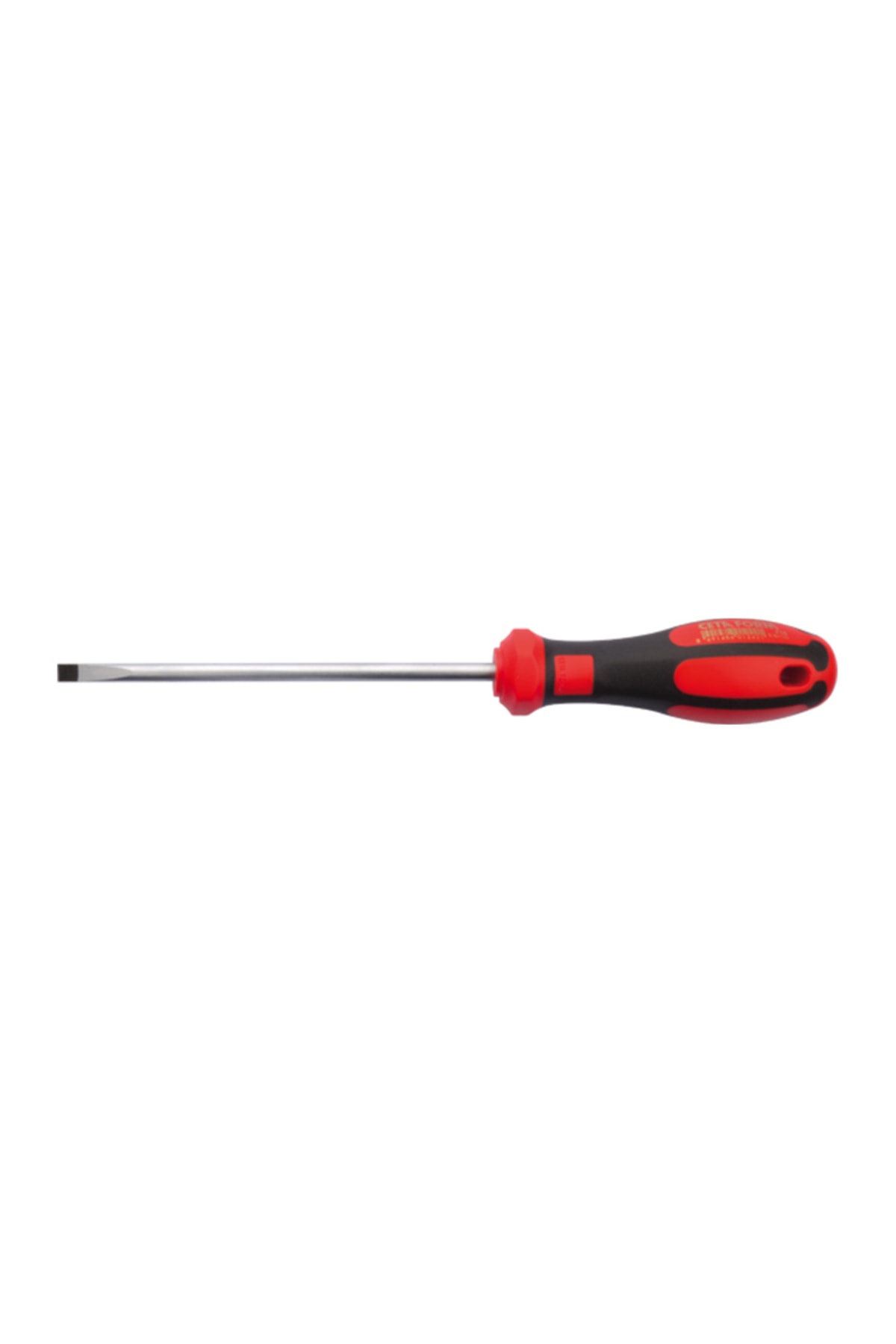 CETA FORM Düz Uçlu Tornavida 6.5 x 125 mm, atölye kullanımı, dayanıklı ve pratik araç