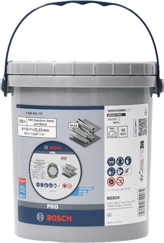 BOSCH Pro Stainlesssteel & Metal Kesme Disk 115MM, 100AD