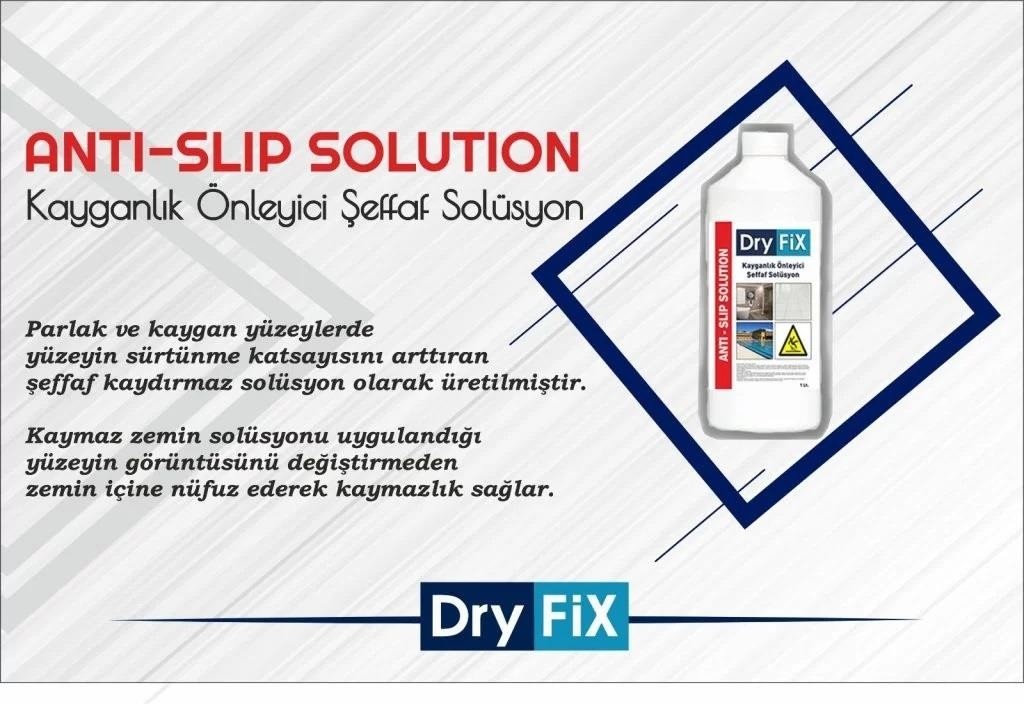 Kayganlık Önleyici Şeffaf Solüsyon 10 Lt