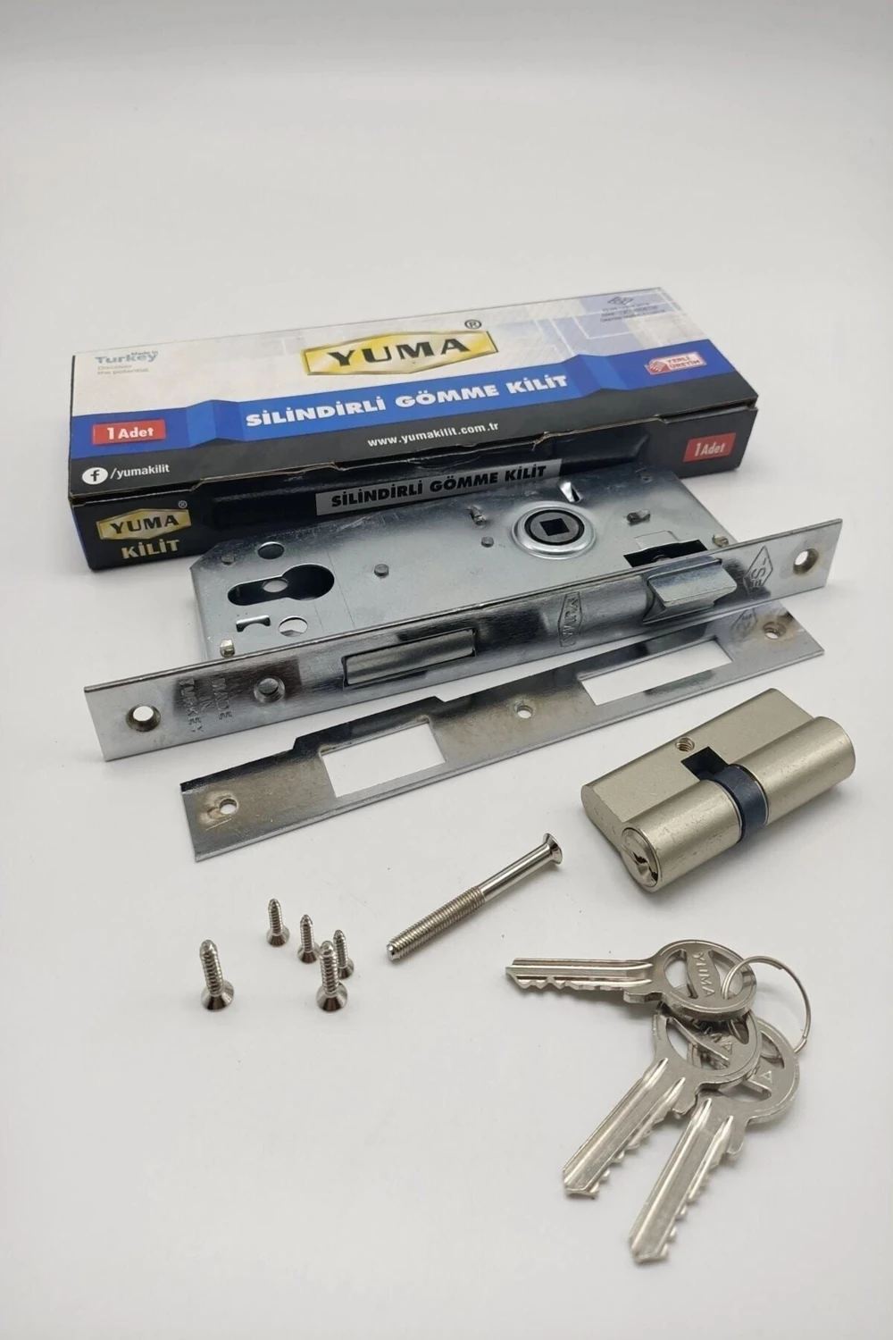 Kaliteli ve Güvenliğiniz Için Sağlam ve Dayanıklı Çözüm Silindirli Gömme Kilit Yuma
