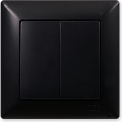 Visage Metalik Siyah Komütatör